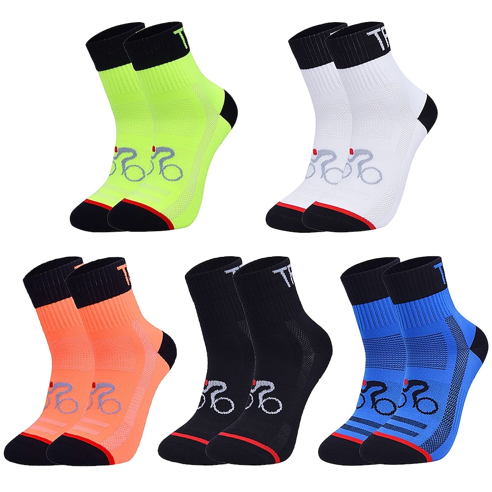 Herren Damen Kompressionssocken Radsocken Sportsocken Mannschaftssocken Fahrradsocken Rennrad Geländerad Fussball Fahhrad / Radsport Atmungsaktiv Schnelltrocknend Anatomisches Design 1 Paar Winter Lightinthebox