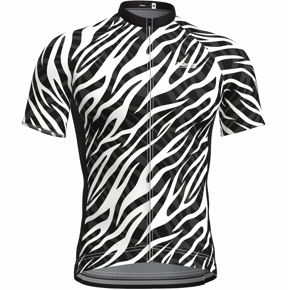 Herren Radtrikot fahrradbekleidung Fahrradtrikot Kurzarm Fahhrad Trikot Shirt mit 3 Gesäßtaschen MTB Mountain Rennrad Atmungsaktiv Schnelltrocknend Feuchtigkeitsableitung Reflexstreiffen Rot Schwarz Lightinthebox