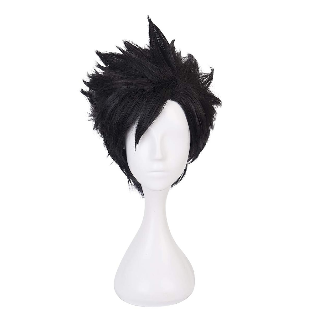 Kuroo Tetsurou kurze schwarze Herren Cosplay Perücke Anime Perücke Halloween Perücken Lightinthebox