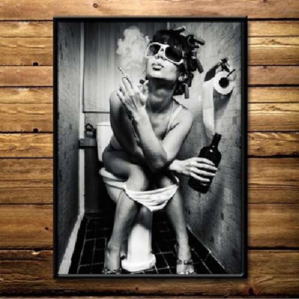 1 Panel Menschen druckt Poster/Bild Badezimmerdekoration moderne Wandkunst Wandbehang Geschenk Heimdekoration gerollte Leinwand kein Rahmen ungerahmt ungedehnt mehrere Größen Lightinthebox