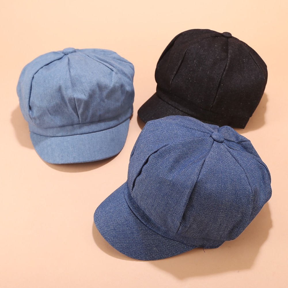 Zeitungsjunge Mütze Sommer Herbst Frauen Hut neue Mode Straße Damen Retro achteckige Mütze Frauen Baskenmütze Mütze Künstler Malerhut Lightinthebox