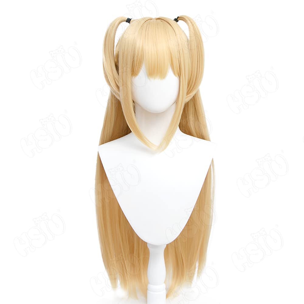 misa amane perücken misa amane cosplay perücke anime cosplay perücke hsiu misa amane frauen cosplay goldene lange haarperücke kappe misamisa perücke Lightinthebox