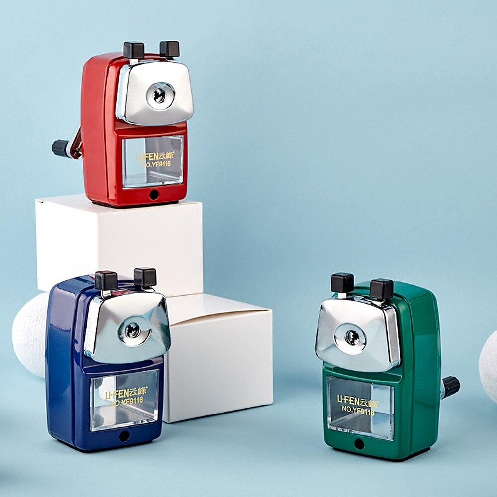 Manueller Bleistiftspitzer rot, Geschenk zum Schulanfang Lightinthebox