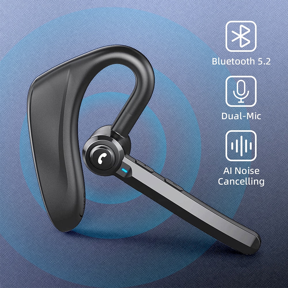 K510 Freisprech-Telefon-Headset Ohrbügel Bluetooth 5.2 Rauschunterdrückung Ergonomisches Design Schnellladen für Apple Samsung Huawei Xiaomi MI Büro Geschäft Lightinthebox