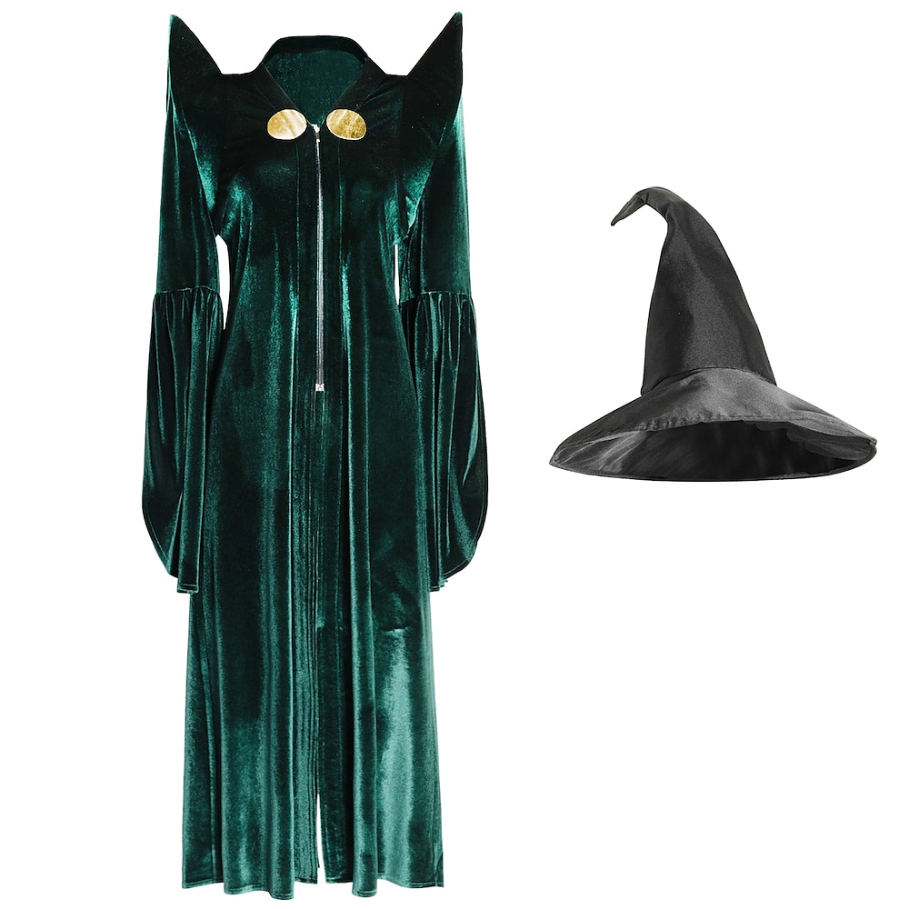 Zauberer Magischer Harry Minerva McGonagall Kleid Mützen Maskerade Herren Damen Film Cosplay Cosplay Karneval Maskerade Junggesellinnenabschiedsparty Lightinthebox