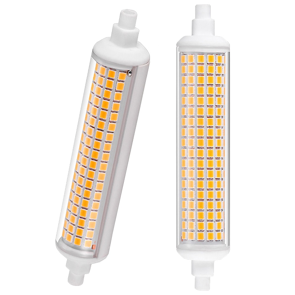 2 stücke dimmbare r7s led lampen 13 watt j typ 118mm j118 ersetzen halogen 100 watt 120 watt flutlicht diode spot licht ac 220v-240v Lightinthebox