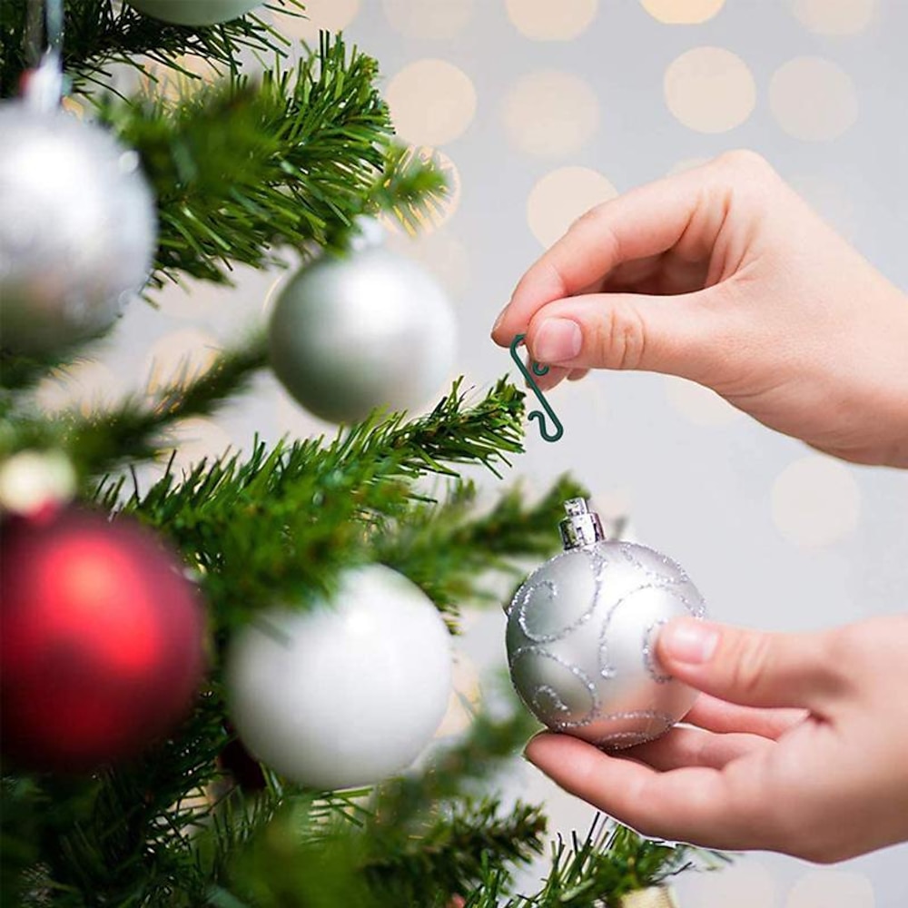 weihnachtsschmuck weihnachtskugel s-förmige kleine haken weihnachtsbaumschmuck zubehör weihnachtshaken Lightinthebox