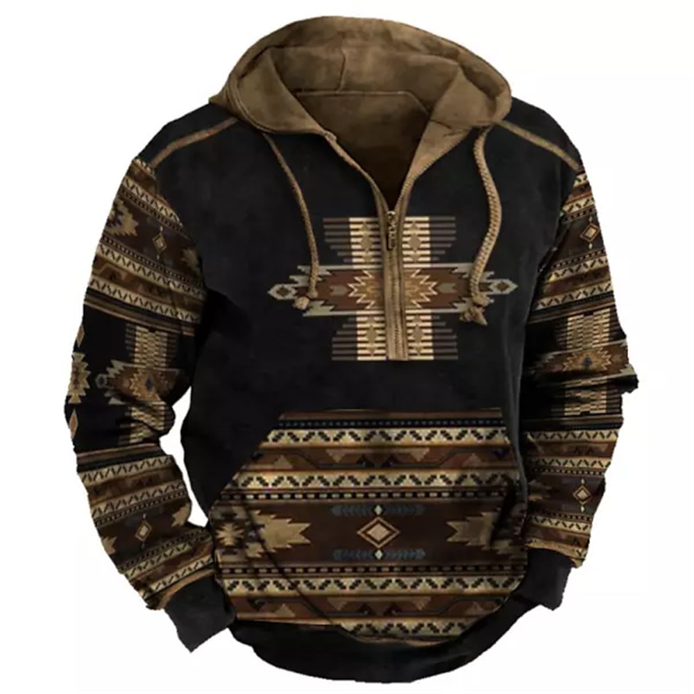 Herren Grafik-Drucke Hoodie Sweatshirt Kapuze Hoodies Pullover Kapuzenpullover mit Reißverschluss Langarm Sweatshirt mit Kapuze Mit Kapuze Designer 3D-Druck Täglich Festtage Ausgehen Blau Purpur Lightinthebox