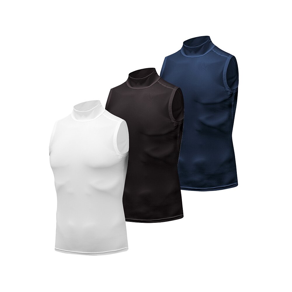 Herren Tank Top Sport Kompressions-Tank-Top Ärmellos Grundschicht Sportlich Polyester Atmungsaktiv Schnelltrocknend Feuchtigkeitsableitung Weich Fitnesstraining Laufen Aktives Training Sportbekleidung Lightinthebox