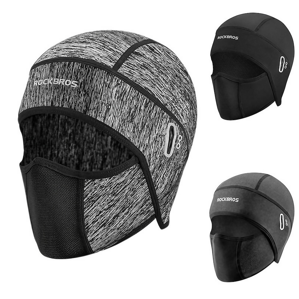 ROCKBROS Halsmanschette Halsrohr Fahrradmütze herrenunter helm Sturmhaube UV-beständig Radfahren Atmungsaktiv Staubdicht Leicht Fahhrad / Radsport Schwarz Hell Gray Grau Elasthan für Lightinthebox