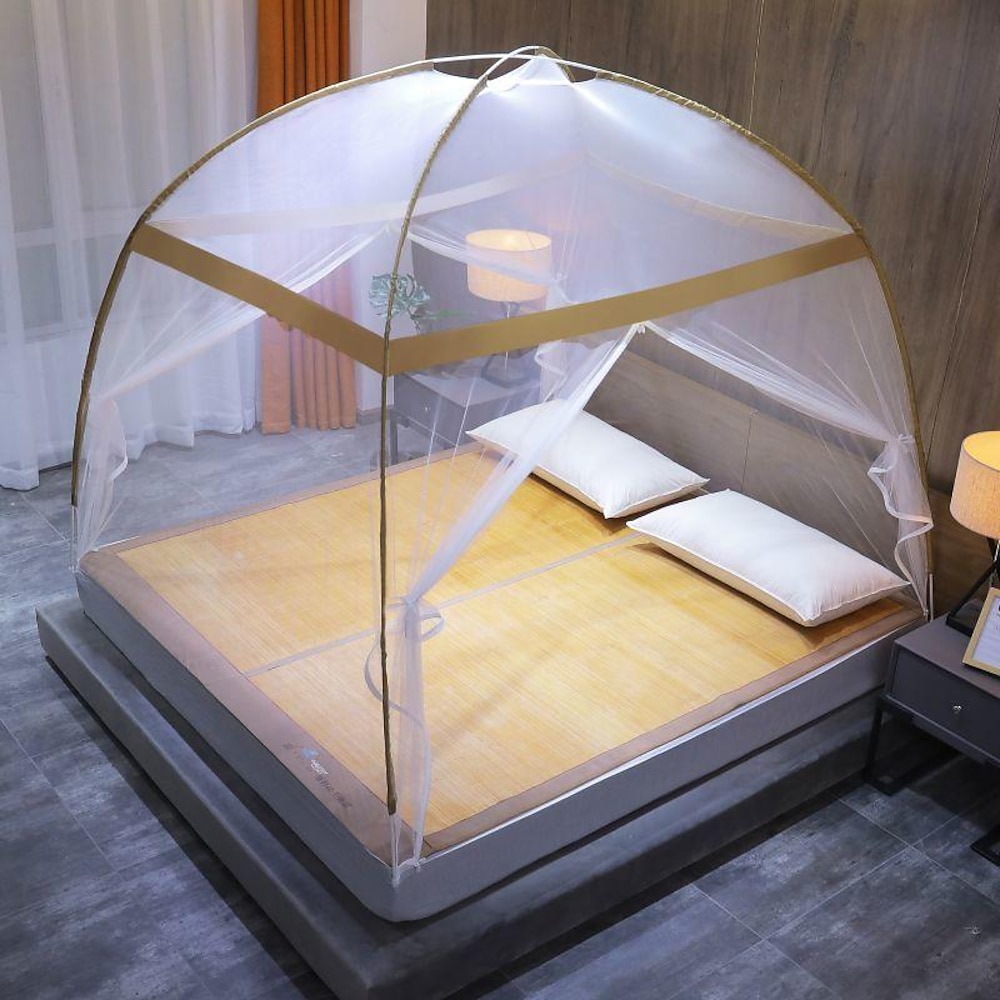 einfarbig einfachheit kühl und bequem mückenschutz moskitonetz bequem schlafzimmer moskitonetz faltbar verhindern fallen Lightinthebox