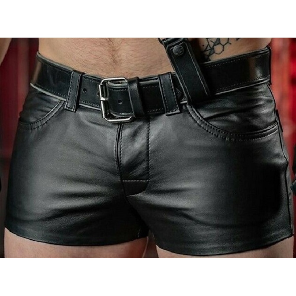 Herren Shorts Kurze Hosen Tasche Einfarbig Wasserdicht Kurz Kurze Hosen Trainieren Schlank Schwarz Niedrige Taillenlinie Unelastisch Lightinthebox