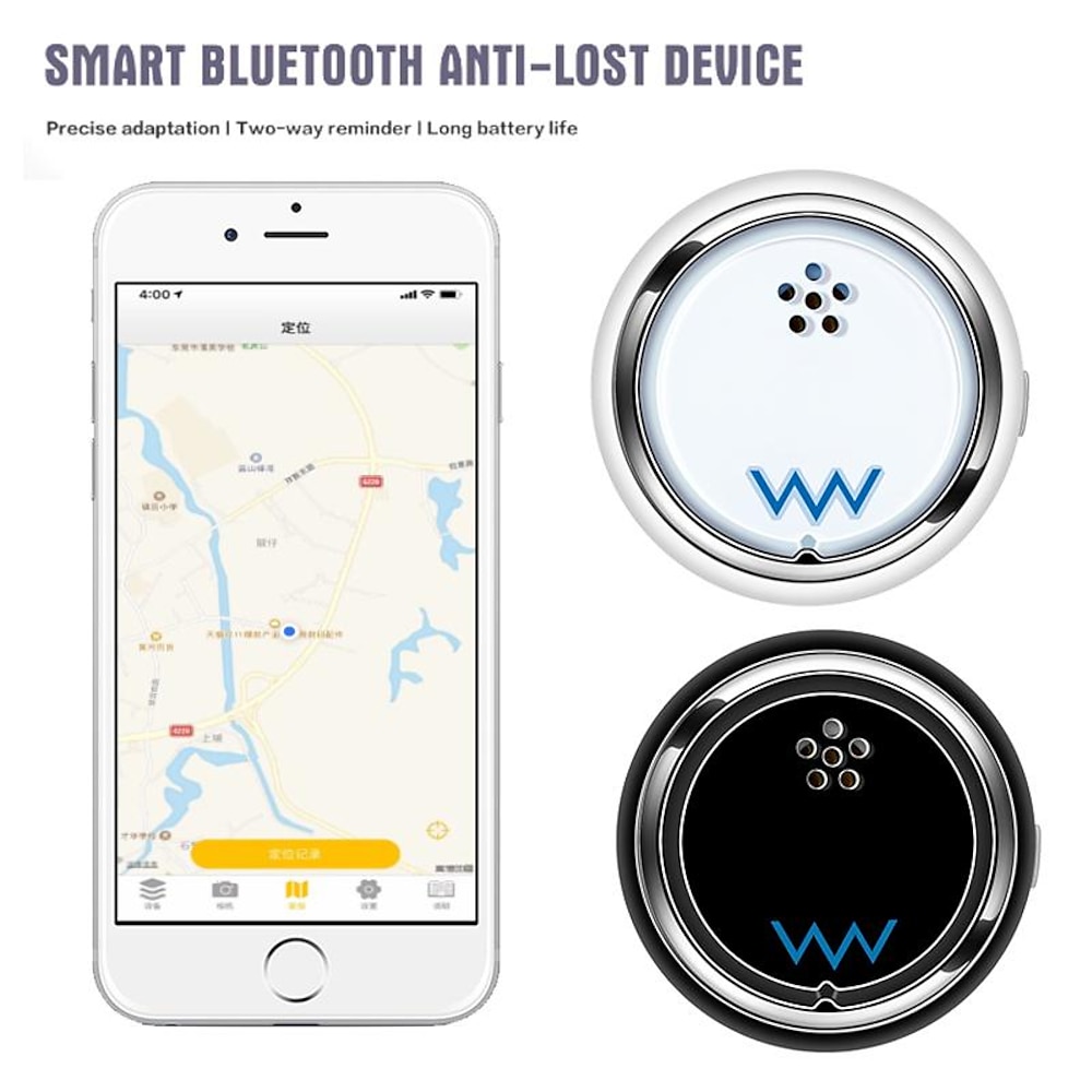 Mini-Smart-Tracking-Gerät, GPS-Tracker, Anti-Lost-Tracker, Haustier, Hund, Katze, Schlüssel, Brieftasche, Anti-Lost-Alarm, GPS-Tracker, wasserdicht Lightinthebox