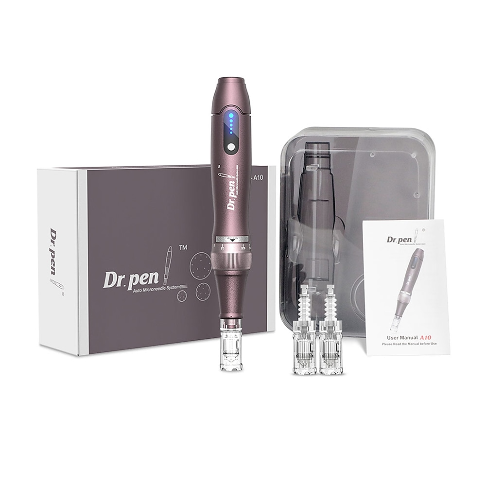 authentischer dr pen a10 professional wireless dermapen electric stamp design microneedling pen für mts hautpflege Lightinthebox