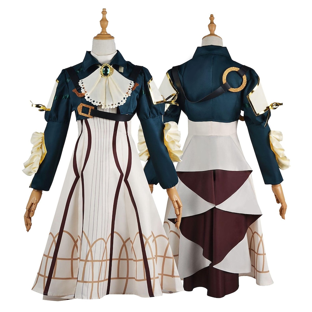 Inspiriert von Violetter Evergarden Violetter Evergarden Anime Cosplay Kostüme Japanisch Maskerade Cosplay-Anzüge Cosplay Perücken Mehre Accessoires Perücke Kostüm Für Damen Mädchen Lightinthebox