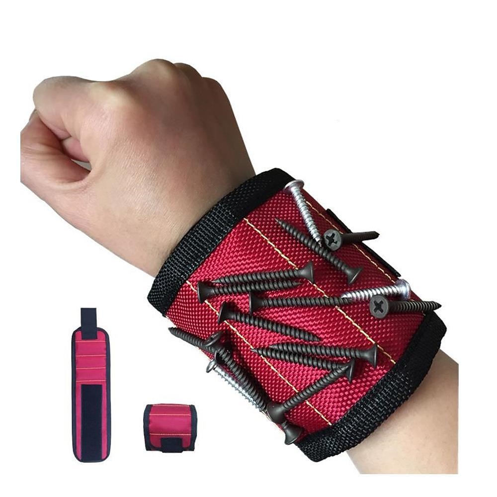 magnetisches Armband, perfekte Strumpffüller, Werkzeuggürtel, magnetisches Handgelenk zum Halten von Schrauben, Nägeln, Bohrern, cooles Gadget, Weihnachten, Autowartungswerkzeuge Lightinthebox