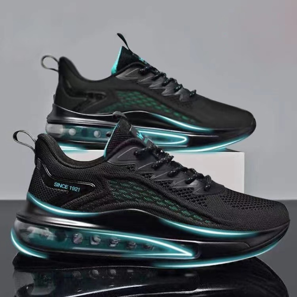 Herren-Sneaker mit Air-Cushion-Sohle - leichte, atmungsaktive Sportschuhe zum Laufen und Gehen Lightinthebox