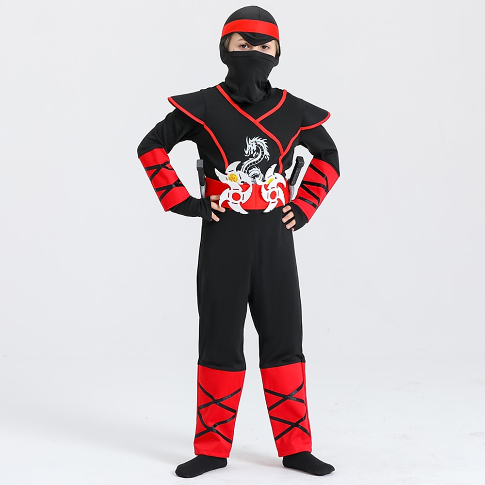 Cosplay Ninja Anime Cosplay Kostüm Outfits Cosplay-Anzüge Mehre Accessoires Kindertag Maskerade Weitere Accessoires Kostüm Für Jungen Kinder Lightinthebox