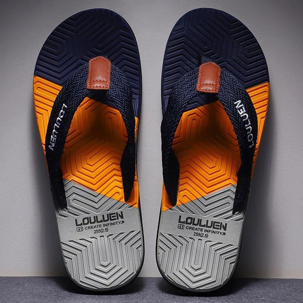 stylische Flip-Flops für Herren mit strukturierter Sohle - bequeme Strandsandalen für den lässigen Sommerlook Lightinthebox