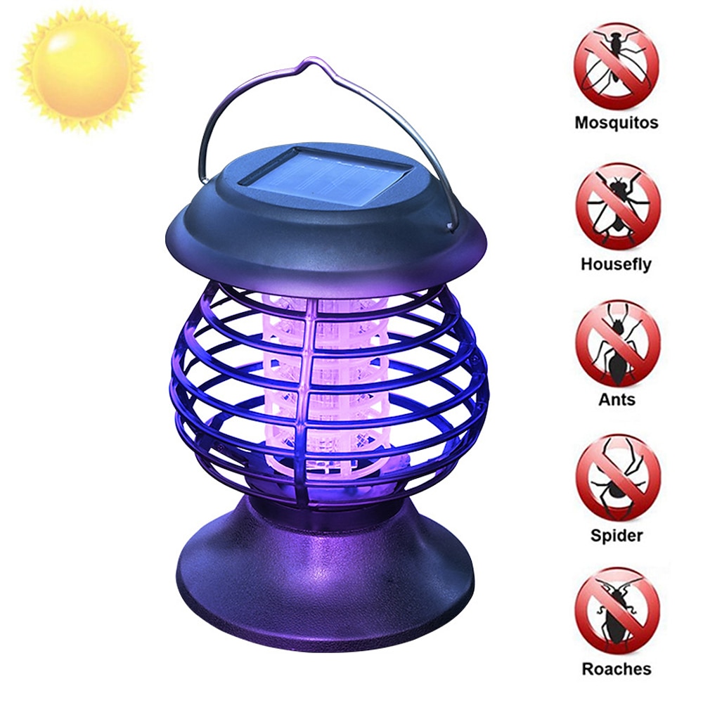 Solar-Insektenschutz Outdoor wasserdichter Mückenschutz Outdoor-Mückenschutz Solar-Insektenschutzlampe geeignet für Outdoor Flug Mückenschutz Outdoor Home Camping Hinterhof Terrasse Lightinthebox