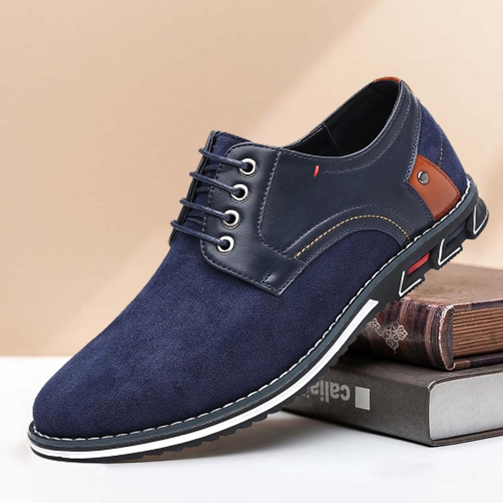 Herren Turnschuhe Outdoor Freizeitschuhe für Herren Derby-Schuhe Klassische Turnschuhe Wanderschuhe Vintage Geschäftlich Klassisch Täglich Party Abend Leder Atmungsaktiv Komfortabel Rutschfest Lightinthebox