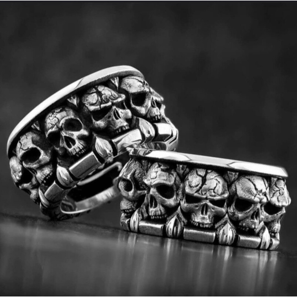 Retro Vintage Punk Gothic Mittelalterlich nordisch Ringe Seeräuber Vikinger Walhalla Herren Damen Totenkopf Motiv Maskerade Party / Abend Mehre Accessoires Lightinthebox