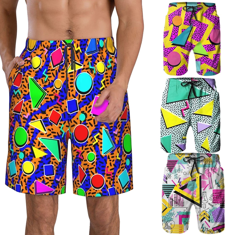 Klassisch Retro Vintage 1970er Kurze Hosen Hippie Herren Karneval Maskerade Party / Abend Casual Pride Parade Erwachsene Unterhose Sommer Lightinthebox