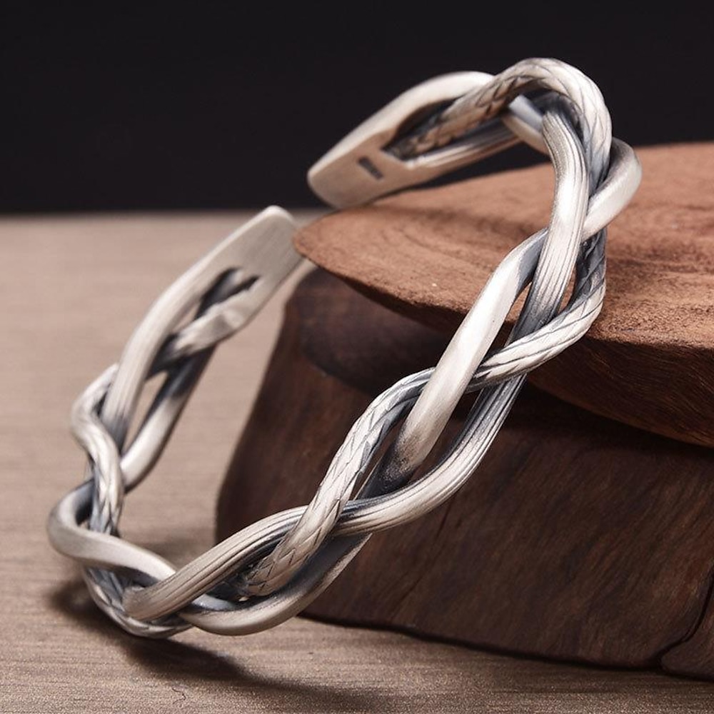 Herren Damen Armreife Retro Weinlese-Thema Klassisch Holz Armband Schmuck 1# / 2# / 3# Für Täglich Verabredung Festival Lightinthebox