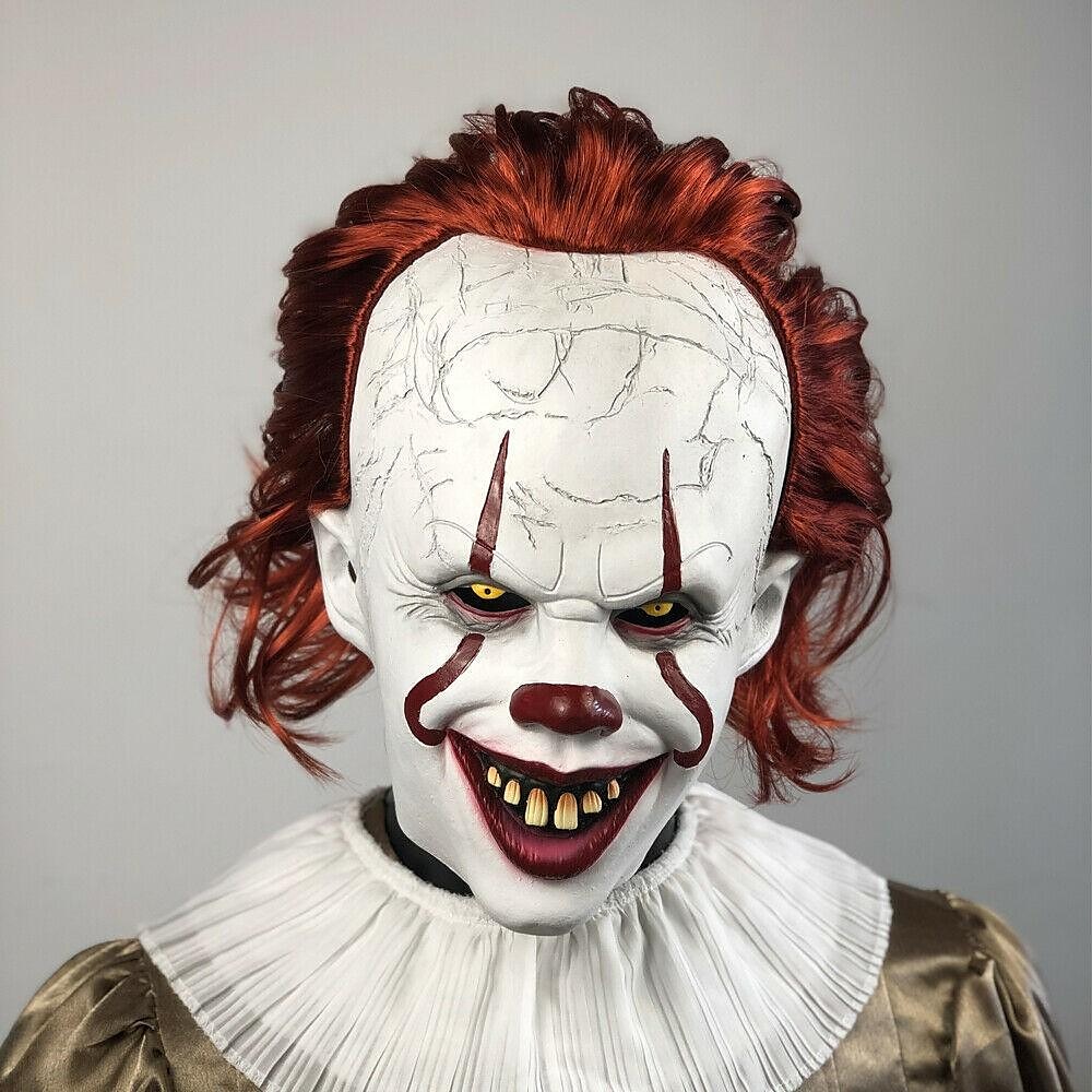 Es Pennywise Killerclown Maske Erwachsene Unisex Grusel Gruseliges Kostüm Halloween Karneval Einfache Halloween-Kostüme Lightinthebox