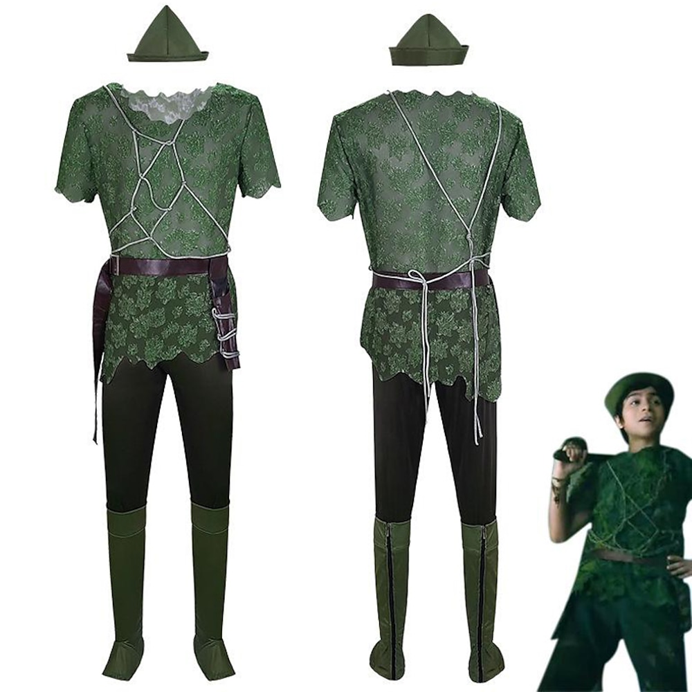 Peter Pan Wendy Märchen Peter Pan Herren Damen Jungen Film Cosplay Karneval Maskerade Lightinthebox