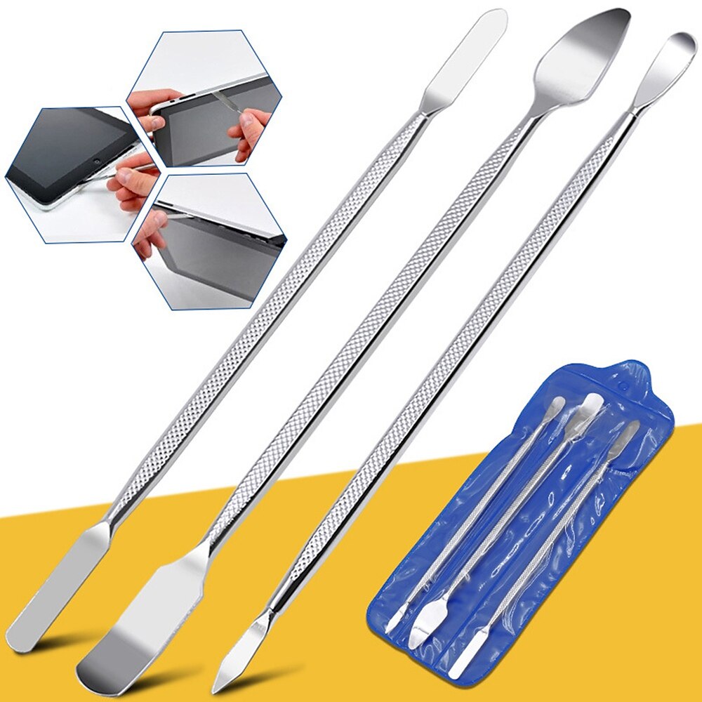 3-teiliges Reparatur-Öffnungs-Hebel-Werkzeug-Set, Klinge, Smartphone, Tablet-PC, Metall-Spudger, Zerlegen-Werkzeug-Set für iPhone/iPad/Tablet Lightinthebox