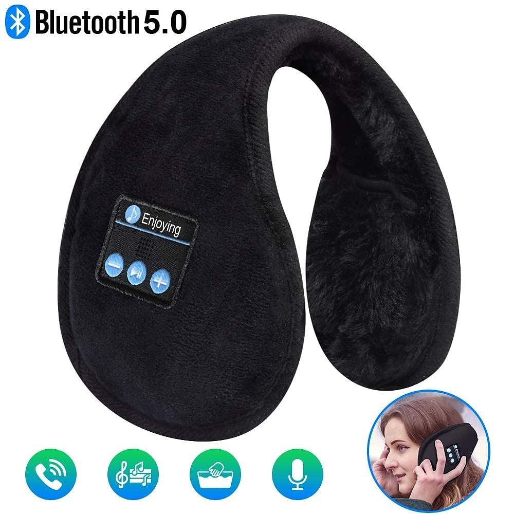 Bluetooth-Ohrenschützer-Kopfhörer Unisex Faltbare Ohrenwärmer Bluetooth 4.2 Kabellose Musik-Ohrenschützer-Headsets mit Mikrofon für den Winter im Freien Lightinthebox