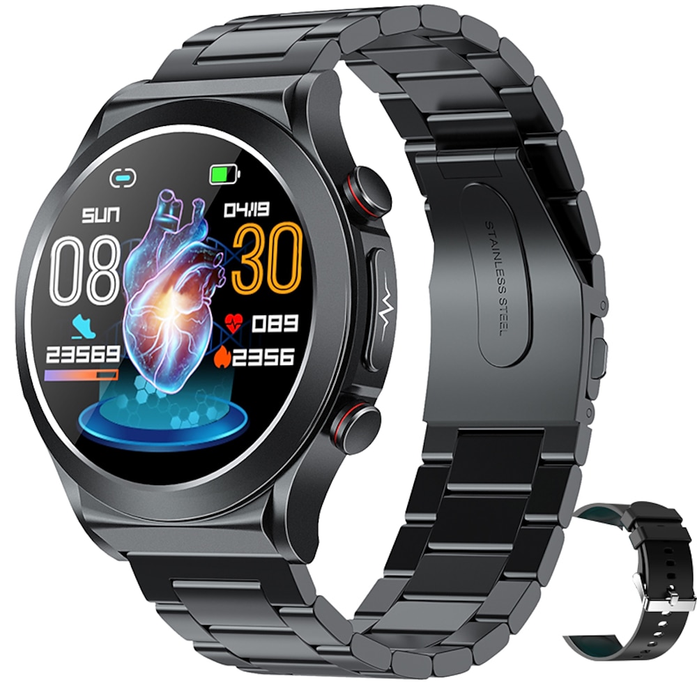 iMosi tk21P Smartwatch 1.39 Zoll Smartwatch Fitnessuhr Bluetooth Temperaturüberwachung Schrittzähler Anruferinnerung Kompatibel mit Android iOS Damen Herren Wasserdicht Mediensteuerung Lightinthebox