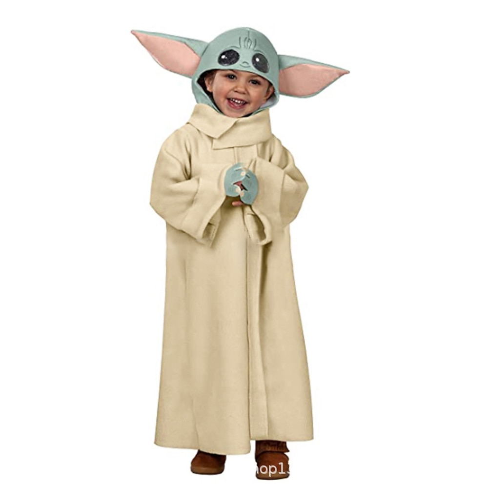 Baby Yoda Cosplay Kostüm Austattungen Jungen Mädchen Film Cosplay Cosplay Karneval Maskerade Lightinthebox