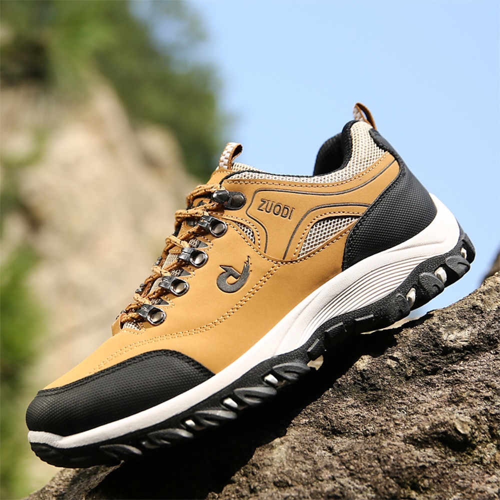 wasserdichte Wanderschuhe für Herren mit rutschfester Gummisohle - strapazierfähige Outdoor-Trail-Sneaker zum Klettern und Trekking Lightinthebox