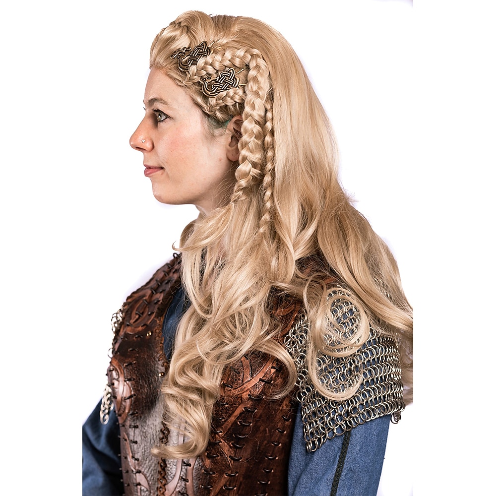 Lagertha Perücke von Vikings Karneval Cosplay Party Perücken Lightinthebox