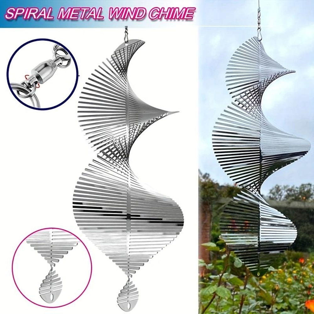Windspiele für den Hof, Metall-Gartenspinner, Dekoration für den Innenhof im Freien, hängende Dekoration, Dekoration für Garten und Terrasse, schicken Sie Freunden und Verwandten zum Gedenken an die Windspiele, Gedenkgeschenke Lightinthebox
