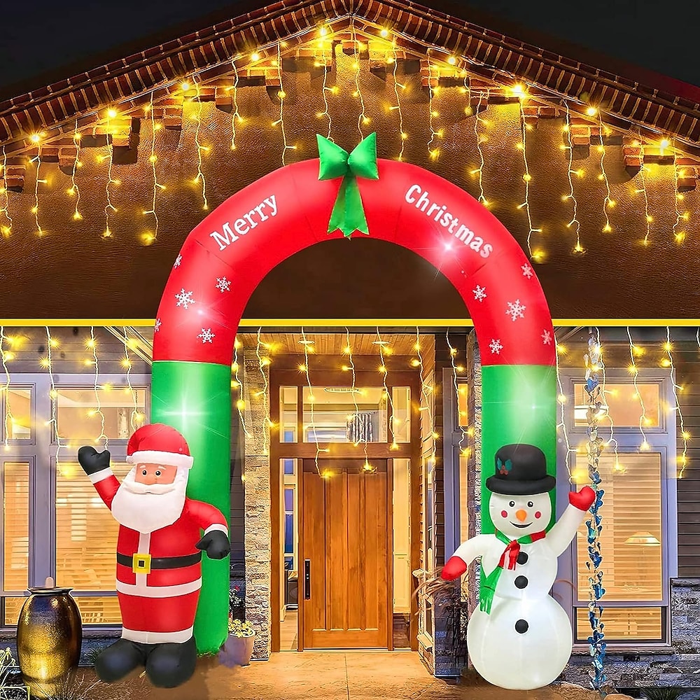 1 Stück 10 W Pathway Lights Laternen Weihnachten aufblasbar Kreativ Aufblasbar Party-, Weihnachts-, Hochzeitdeko Mehrfarbig 24 V 5 LED-Perlen Lightinthebox