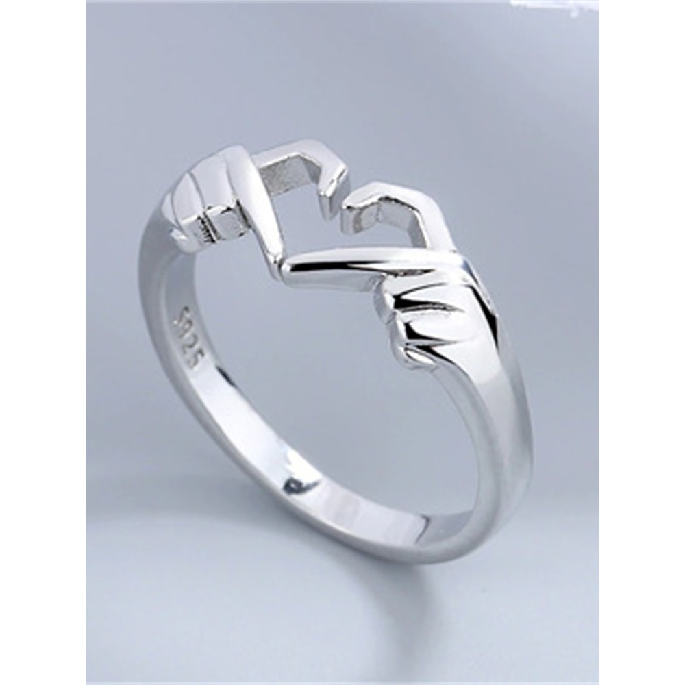 Damen Ringe Modisch Outdoor Herz Ring Lightinthebox