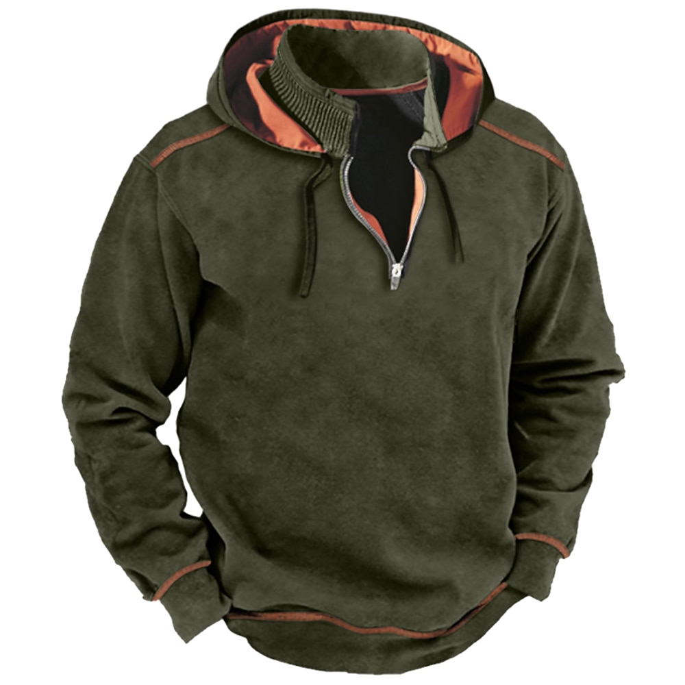 Herren Hoodie Sweatshirt Kapuze Taktischer Kapuzenpullover Taktisch Schwarz Armeegrün Marineblau Grau Mit Kapuze Glatt Sport Natur Täglich Festtage Strassenmode Cool Brautkleider schlicht Frühling Lightinthebox