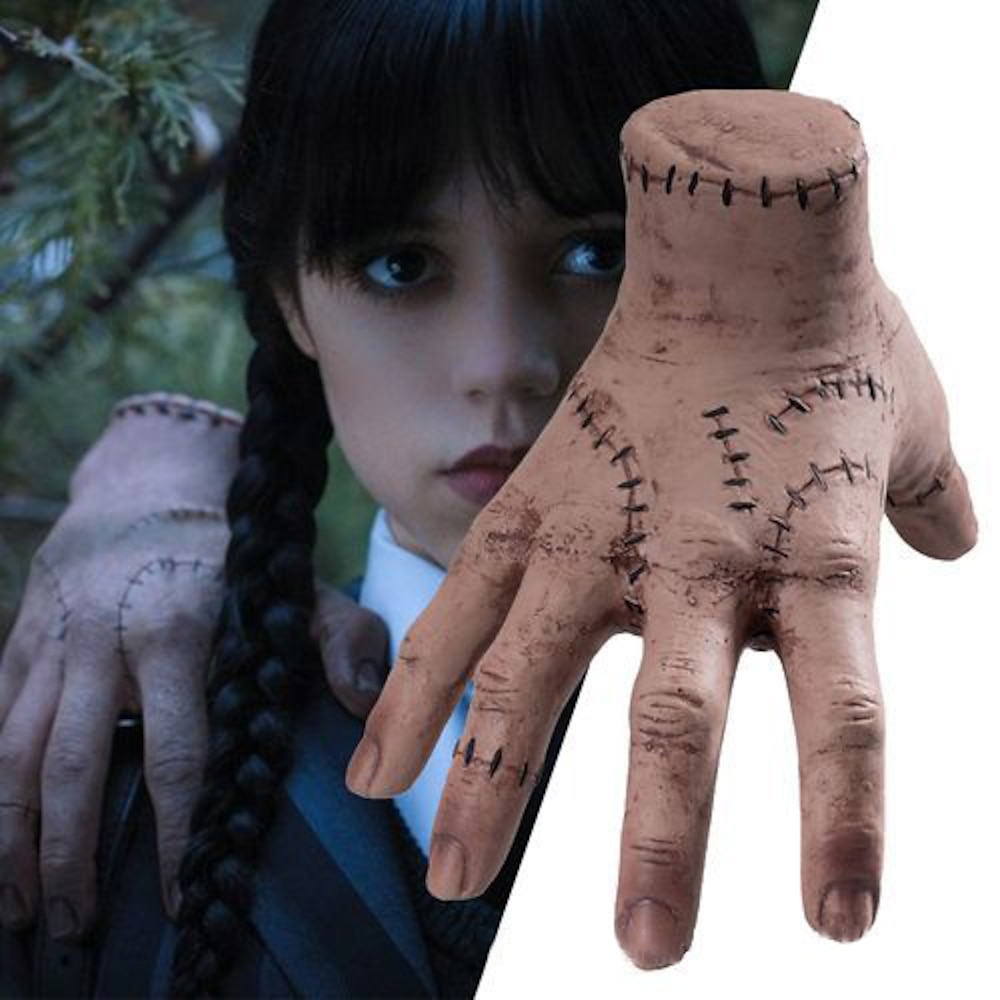 Mittwoch Addams Familie Addams Thing Haloween Figuren Herren Damen Film Cosplay Cosplay Maskerade Lightinthebox