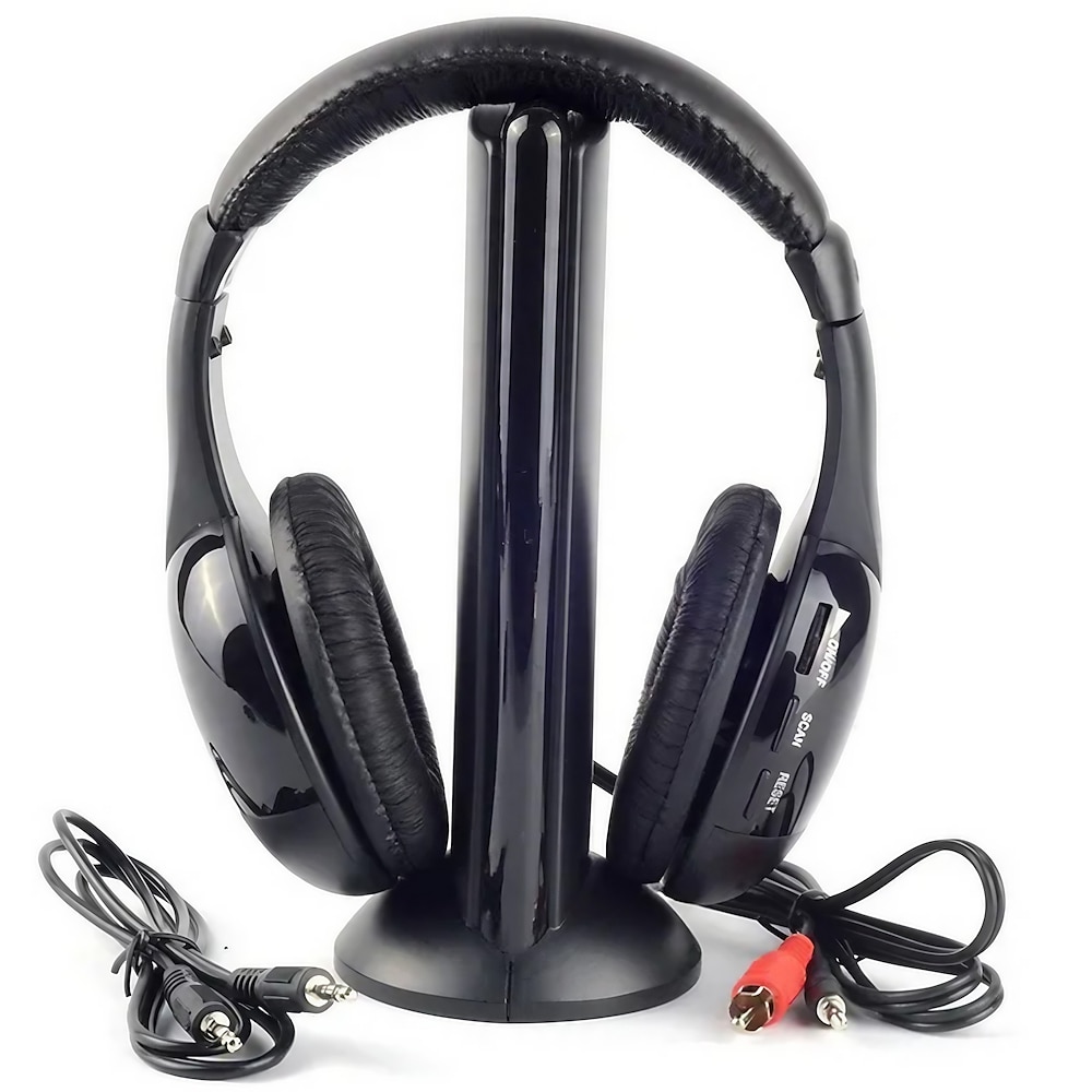 5-in-1 kabelloses Multifunktions-Headset zur Überwachung von UKW-Radio-Kopfhörern für PC, Laptop, Computer, Fernseher, TW-699 Lightinthebox