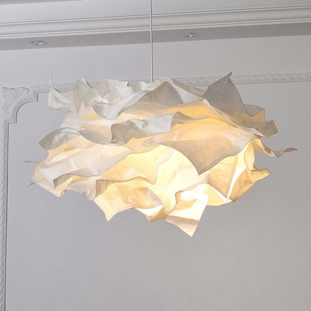 Papier-Kronleuchter, handgefertigt, Wolken-Lampenschirm, kreativ, DIY, mittelalterliche Retro-Pendelleuchten, Lampen, Esszimmer, Schlafzimmer, Dekorationen, Lichter, Wohnzimmer, 110-240 V Lightinthebox