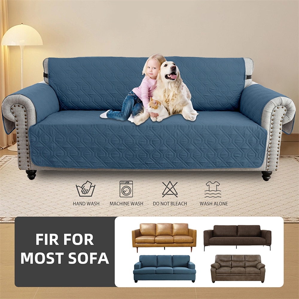 100 % wasserdichter Sofabezug, Sofabezug, Sofabezug, Liegebezug für Hunde, Couchschutz, rutschfester Sofabezug für 1/2/3/4 Kissen, Couch-Liegemöbelschutz für Haustiere, Kinder, Hund Lightinthebox