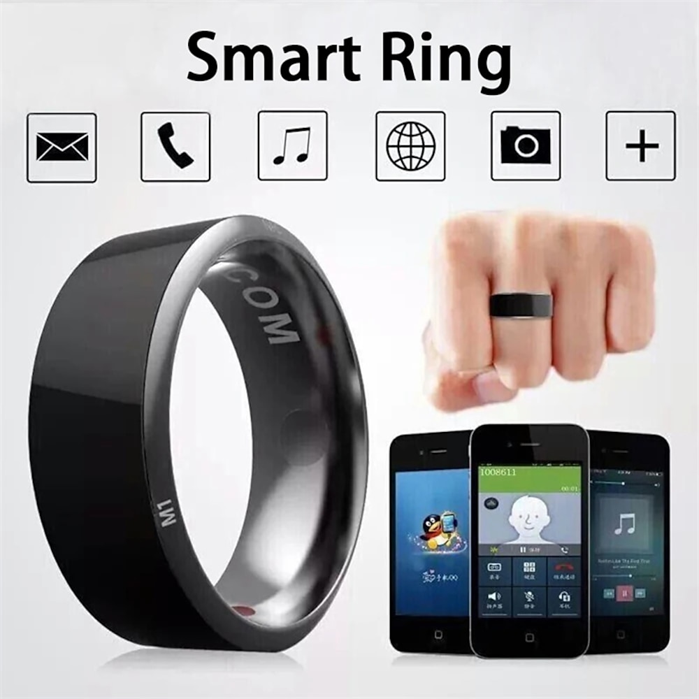 NFC-ID-IC, drei-in-eins-Funktionsintegration, unterstützt Android iOS Dual-System, 128 g Speicher, Keramikgehäuse, Jakcom R4 Smart Ring Lightinthebox