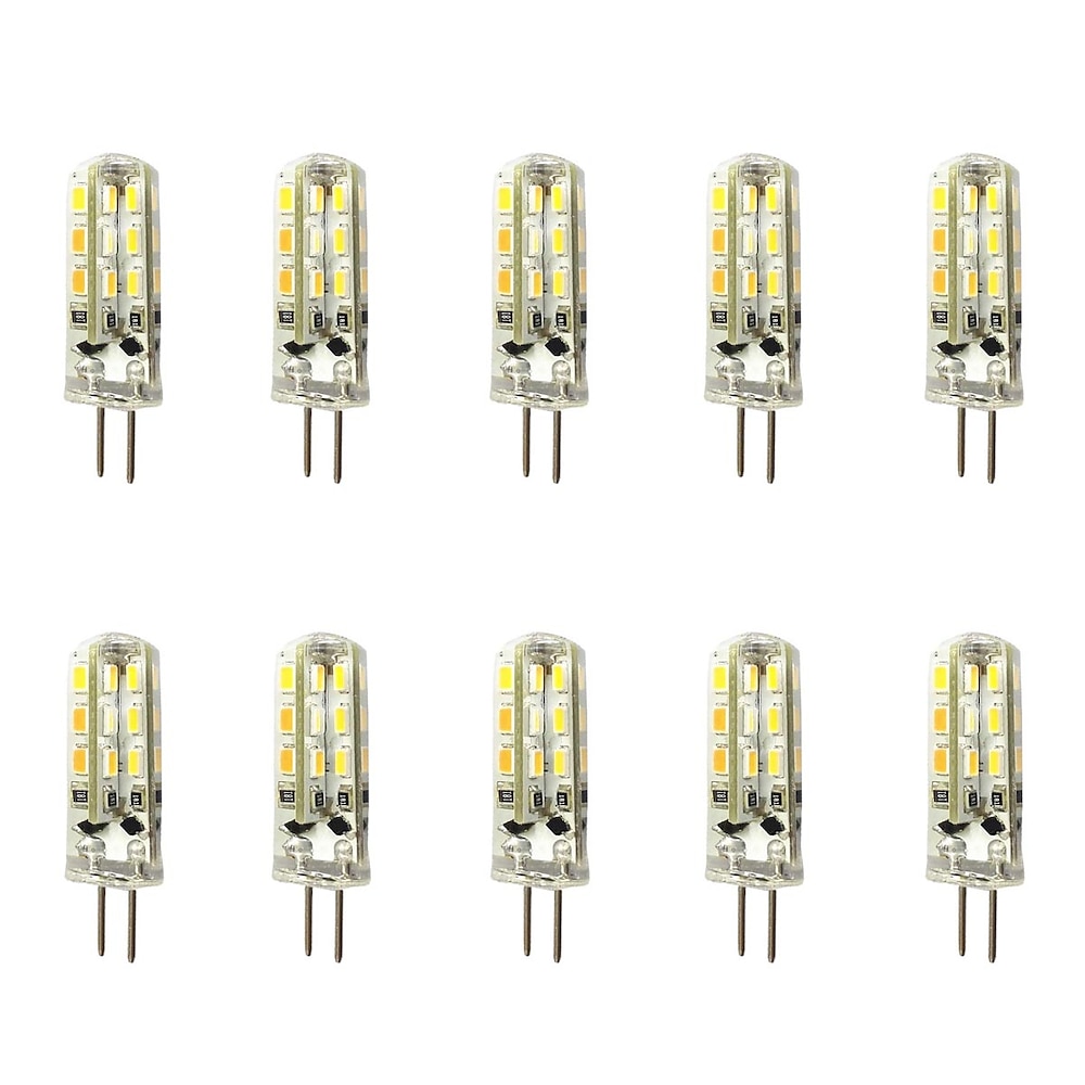 LED Stiftsockel G4, G4-LED-Lampen JC Bi-Pin-Sockelleuchten 1,5 W DC 12 V 10 W T3-Halogenlampen-Ersatz-Landschaftslampen Lightinthebox