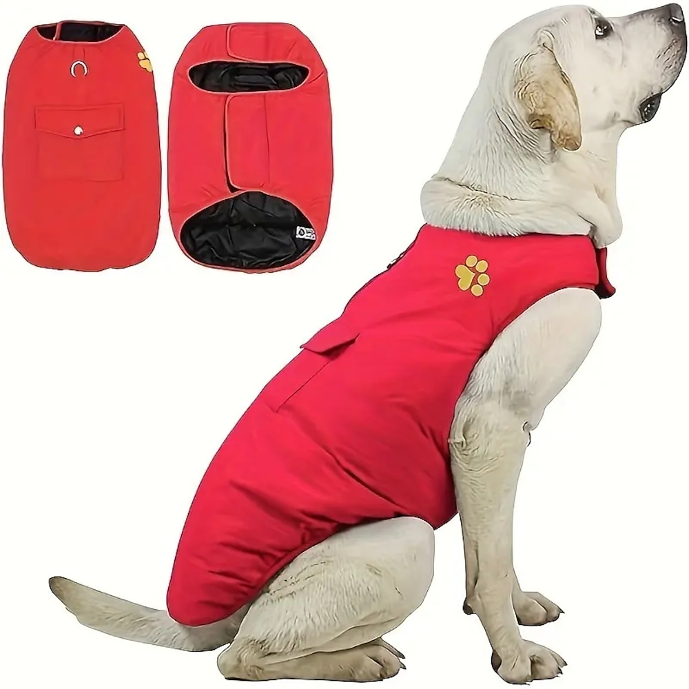 Hunde Katzen Mäntel Jacke Weste Modisch Party Winter Wasserdicht Warm Atmungsaktiv Doppel-seitig Weich Weihnachten Halloween Outdoor Casual Hundebekleidung for Bichon Frise Spitz kleines Haustier Lightinthebox