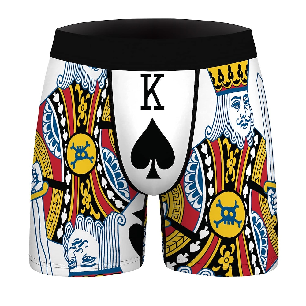 Weihnachts Geschenke Kurze Boxershorts Unterwäsche Herren Kostüm-Party Weihnachten Weihnachten Karneval Maskerade Erwachsene Party Weihnachten Polyester Lightinthebox