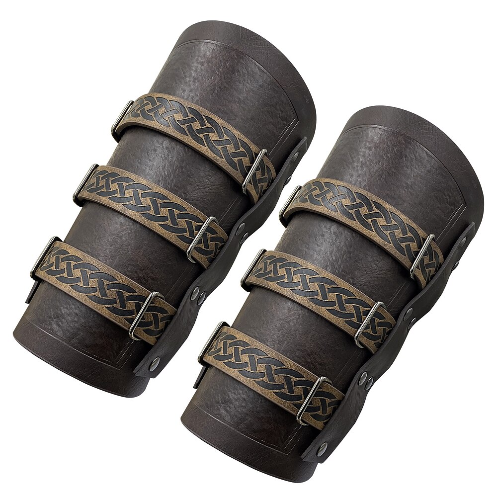 Retro Vintage Mittelalterlich Renaissance Waffen und Rüstungen Armband Handgelenkstütze Seeräuber Vikinger Kreuzritter Walhalla Herren Bogenschießen Karneval Maskerade Party LARP Erwachsene Lightinthebox