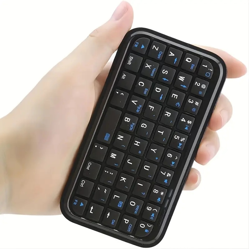 Drahtlose Tastatur, leise Mini-Tastatur, wiederaufladbare Lithium-Batterie, BT-Tastatur für Tablet-Telefon Lightinthebox